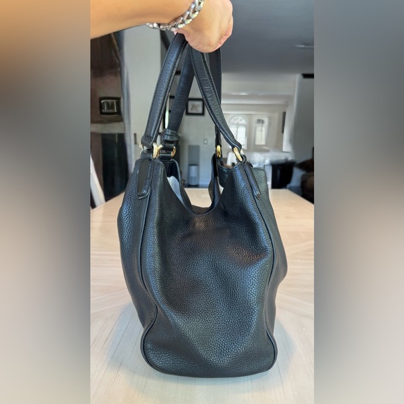 Gucci - GORGEOUS!!! Black Pebbled Leather Large Soho Shoulder Bag - Picture 5 of 16